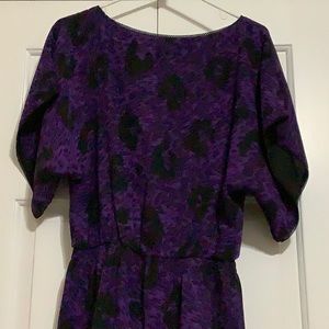 NWT Jessica Simpson Size small mini dress in Purple and black